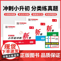 一本小升初冲刺分类新卷三步分类练真题小升初总覆习分类试卷小升初真题新卷语文数学英语名校冲刺历年真题试卷六年级小升初总覆习