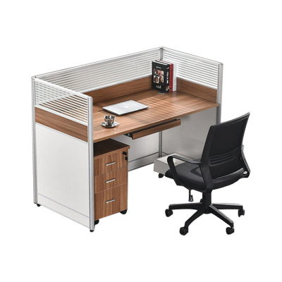 巴洛卡 屏风办公桌1.2米单人位办公桌电脑桌JSZ13