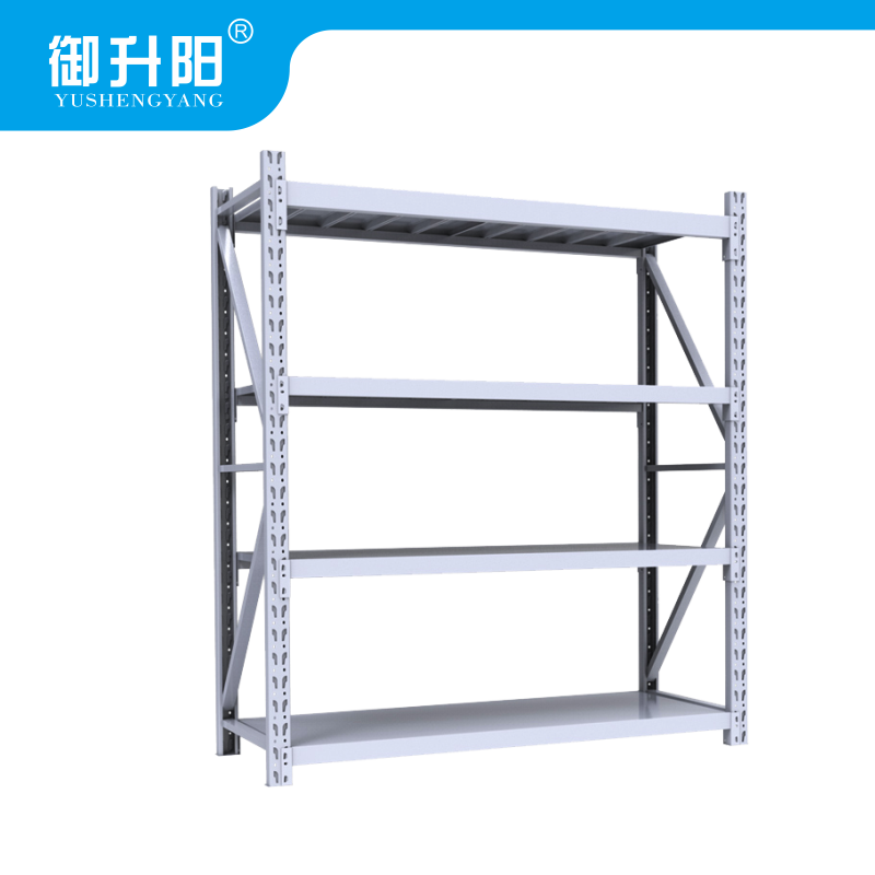 御升阳 中型仓储货架四层300KG/层(颜色蓝 灰白可备注) 200*200*50cm YSY-ZXHJ-02