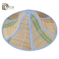 岱润 帽子 八角折叠草帽 顶 干发