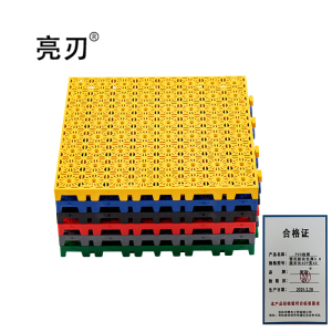 亮刃 PVC格栅 雪花款灰色厚3.0厘米长40*宽40 块