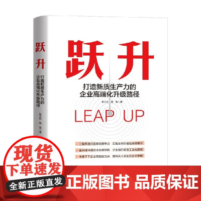 跃升 打造新质生产力的企业高端化升级路径 张文彬等 著 管理