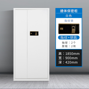 渭星办公文件柜国宝锁指纹保密柜电子密码锁财务档案柜保险柜资料柜铁