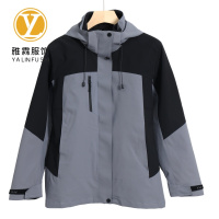 雅霖服 拼色三合一冲锋衣24KF6-2402D 件