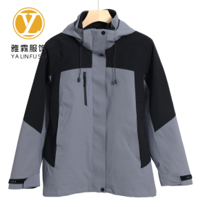 雅霖服 拼色三合一冲锋衣24KF6-2402D 件