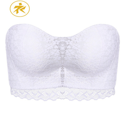 Ideamini无肩带文胸聚拢防滑上托小胸罩抹胸式美背隐形性感露肩内衣女夏季抹胸