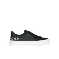 纪梵希(GIVENCHY)小牛皮系带休闲运动鞋男黑白色舒适百搭跑鞋