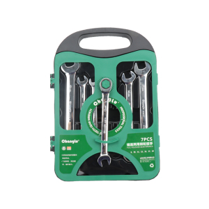 长鹿 7PCS镜面两用棘轮扳手组套 套