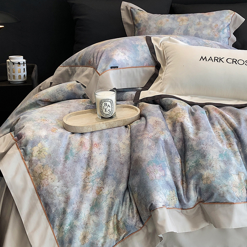 玛洛驰高端典雅诗意全棉金棉四件套轻奢新疆阿克苏长绒棉纯棉%