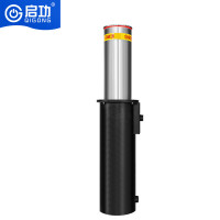 启功全自动升降柱不锈钢电动液压防撞柱单位学校隔离警示阻车器10mmQG-JZSJZ03