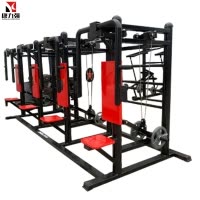 康力强BY3983胸大肌组合训练器大型力量型综合体能训练运动健身器材
