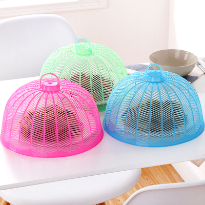 敬平(jing ping)6个装圆形迷你食物罩子饭菜罩防蝇罩餐桌罩可折叠塑料