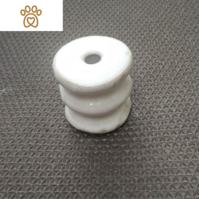 瓷珠绝缘子电力瓷瓶 电线杆架低压磁壶电工磁瓶通电设备配件 敬平