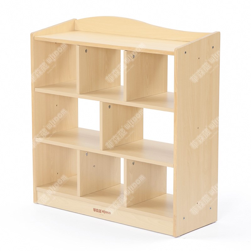 维也纳实木8格中空柜L80-枫木纹