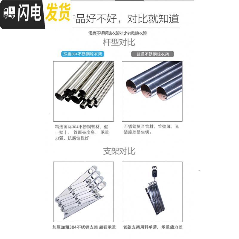 三维工匠阳台外伸缩晾衣架室外户外推拉折叠晒衣架晾衣杆凉衣架不锈钢 三档1.5米 大