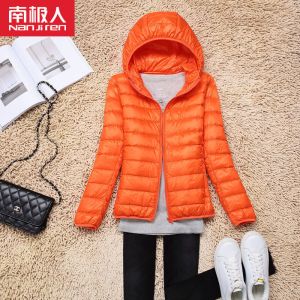 反季清仓轻薄棉服女士短款连帽立领秋冬修身大码学生外套