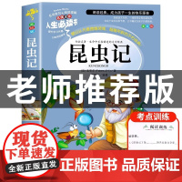 昆虫记正版原著完整版法布尔著全集小学生三四年级下册必读的课外书老师美绘少儿版人民儿童文学教育阅读书籍山东美术出版社上
