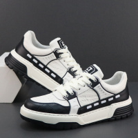 欧洲站潮鞋子男新款秋季真皮透气防臭运动鞋软底轻便休闲板鞋