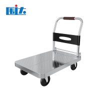 围达 平板手推车 60*40-4寸PVC轮 台