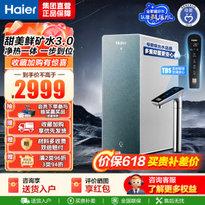 海尔(Haier)净水器净水设备1000G净热一体HKC2400-R986HU1 [鲜活水Promax]净热一体