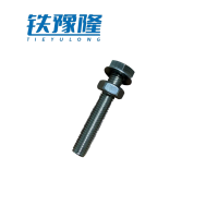 铁豫隆 304不锈钢六角螺栓套装 M6*30(螺栓+垫片+螺母)/个