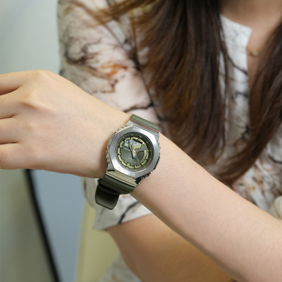 CASIO旗舰店卡西欧手表女新年送礼G-SHOCK运动女表防水电子学生石英表女 日韩gm-s2100/GM-S5600