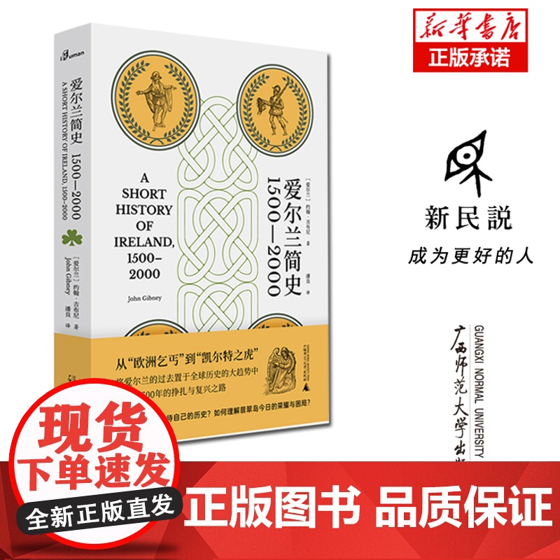 爱尔兰简史(1500—2000)(爱尔兰)约翰·吉布尼(John Gibney) 著 潘良 译 翡翠岛 简史 世界史 广