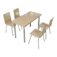 鑫星奈 XXN4040832 餐桌椅组合学校食堂桌椅一桌四椅