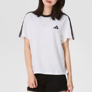 Adidas阿迪达斯女子新款运动休闲短袖T恤KU8745 ZP