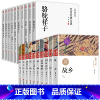 [全20册]鲁迅+老舍经典全集 [正版]全10册鲁迅全集原著六七年级必读书初中课外阅读书籍 朝花夕拾狂人日记故乡呐喊彷徨