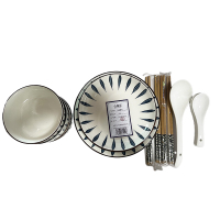 志合欣语 骨瓷餐具 18头 套