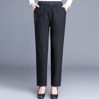 00迪鲁奥(diluao)妈妈裤子中老年人女裤奶奶春秋长裤50-60岁妇女穿的