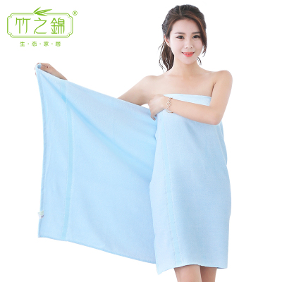 竹之锦浴巾家纺竹纤维柔软加大成人浴巾吸水速干大浴巾70×140cm