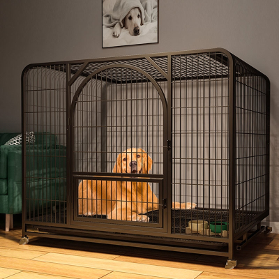 狗笼子大型犬中小型犬宠物米妮金毛柯基超大号带厕所分离室内狗狗围栏