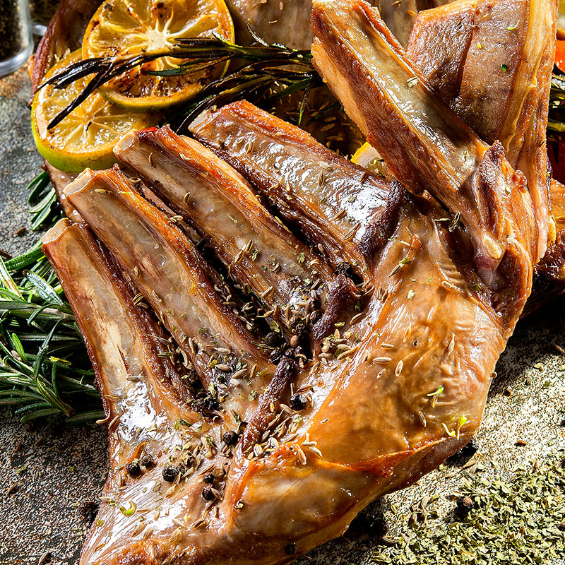 大庄园 原切进口羊肉羔羊排2.5斤羊肉块冷冻新鲜羊肉炖煮烧烤