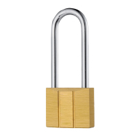 艾伯德 GS40 40mm黄色 铜质长梁挂锁 (计价单位:个) 黄色