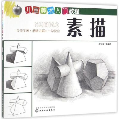素描基础教程 1-4册 [正版]素描基础教程 从结构到明暗 石膏几何体+单体静物+组合静物+石膏头像 人物石膏几何体 风