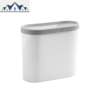 窄缝垃圾篓垃圾桶小家用客厅欧式卧室简约现代长方形塑料ins 三维工匠