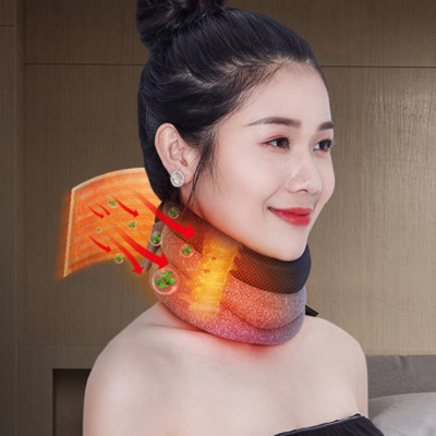 科爱元素颈椎牵引器医用支撑护颈托家用护具颈椎艾灸防低头成人儿童颈椎枕牵引器护颈仪护颈枕头u型护颈套支撑护颈