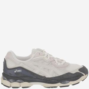 亚瑟士(ASICS)牛皮拼接透气跑鞋轻便舒适休闲运动鞋男女同款潮流