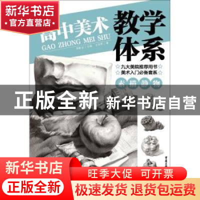 正版 高中美术教学体系.素描静物 王志彬 重庆出版社 97872291459