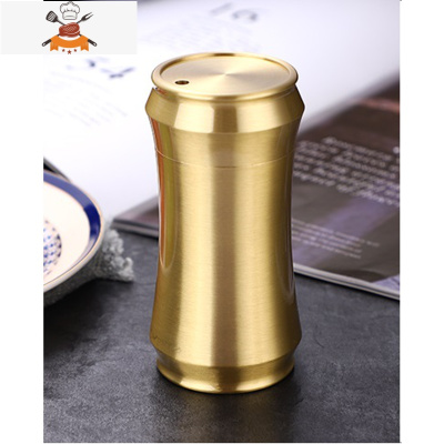 纯铜牙签筒精品创意个性家用牙签盒便携式卧室餐厅客厅防尘牙签罐 敬平 小蛮腰