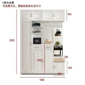 森美人进鞋柜简约现代厅柜多功能组合欧式储物柜入户玄关柜客厅隔断