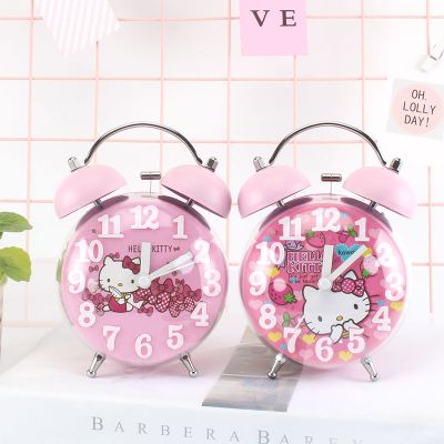 铭侣座钟客厅懒人多功能静音儿童闹钟音乐创意夜灯床头小闹钟学生卧室卡通可爱