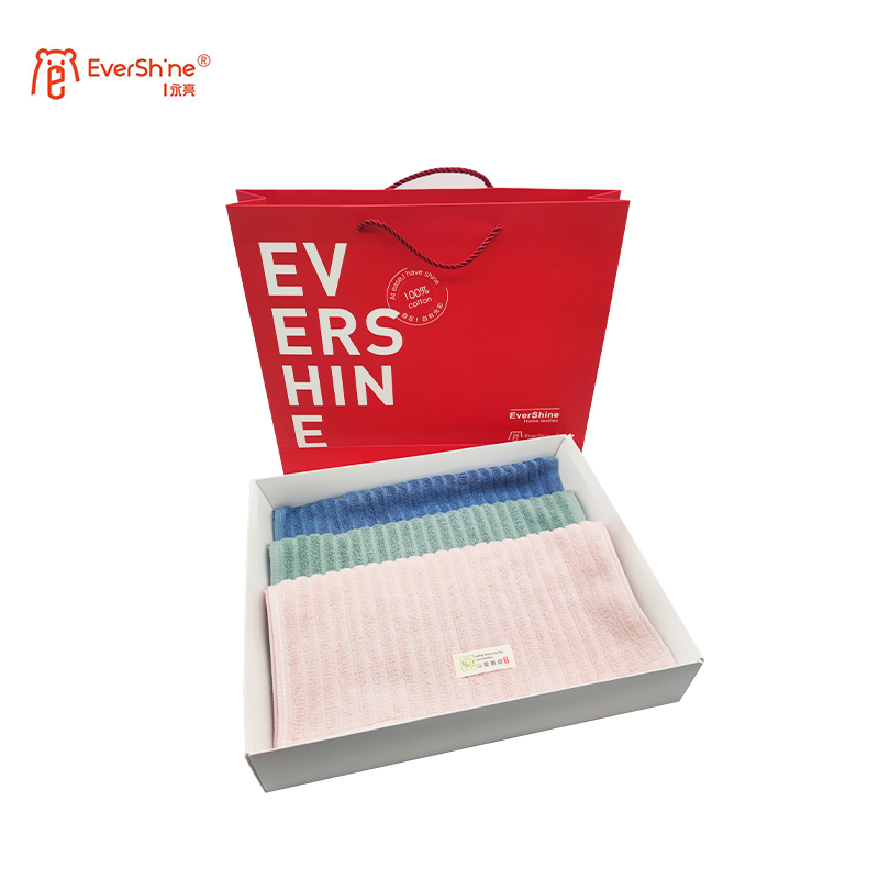 永亮毛巾1683-1创意空间面巾34*70cm 85g 三条装/盒