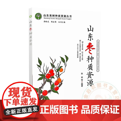 山东枣种质资源 张琼 编 9787109298378 中国农业出版社