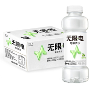 康师傅 无限电 电解质水 青柠味500ml*15瓶整箱 夏日补水风味饮料
