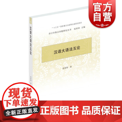 正版 汉语大语法五论 语言学任务点问题研究丛书 汉语专业师生实用书籍 汉语语法 汉语认知语言学研究 学林出版社