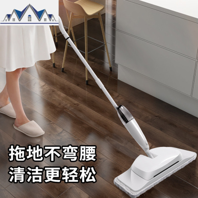 懒人拖把2019新款家用平板喷水拖托把喷雾四合一干湿两用拖地 三维工匠