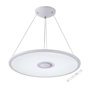 苏宁放心购 led智能wifi音乐吸顶灯蓝牙音响现代简约卧室客厅手机APP控制灯无极调光灯具 白色